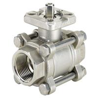 Type 2654 2/2-Way Ball Valve, 3-Piece